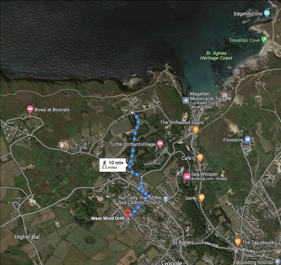 Howlyek, In St Agnes Village Экстерьер фото